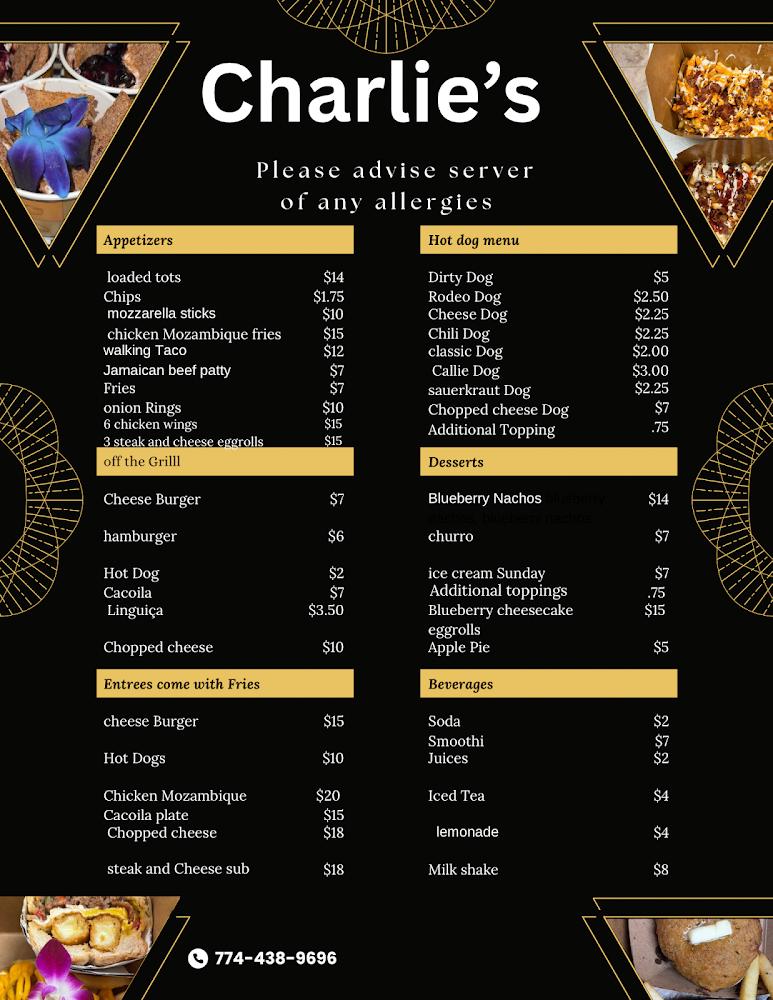 Charlie's Menu image 1